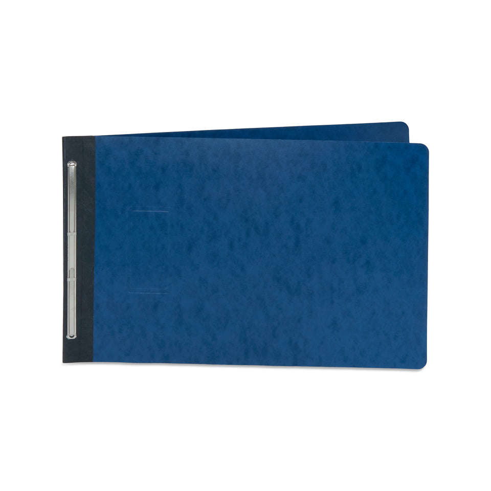 Blue Summit 10 Pressboard Report Covers with Fasteners, Navy Blue, 11” x 17” Tabloid Size Press Board Report Cover, 3” Capacity, 10 Pack