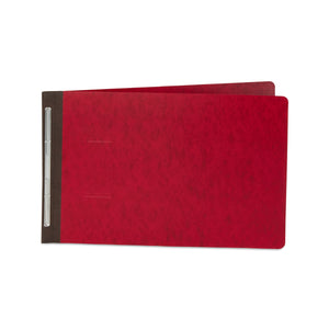 Blue Summit 10 Pressboard Report Covers with Fasteners, Red, 11” x 17” Tabloid Size Press Board Report Cover, 3” Capacity, 10 Pack