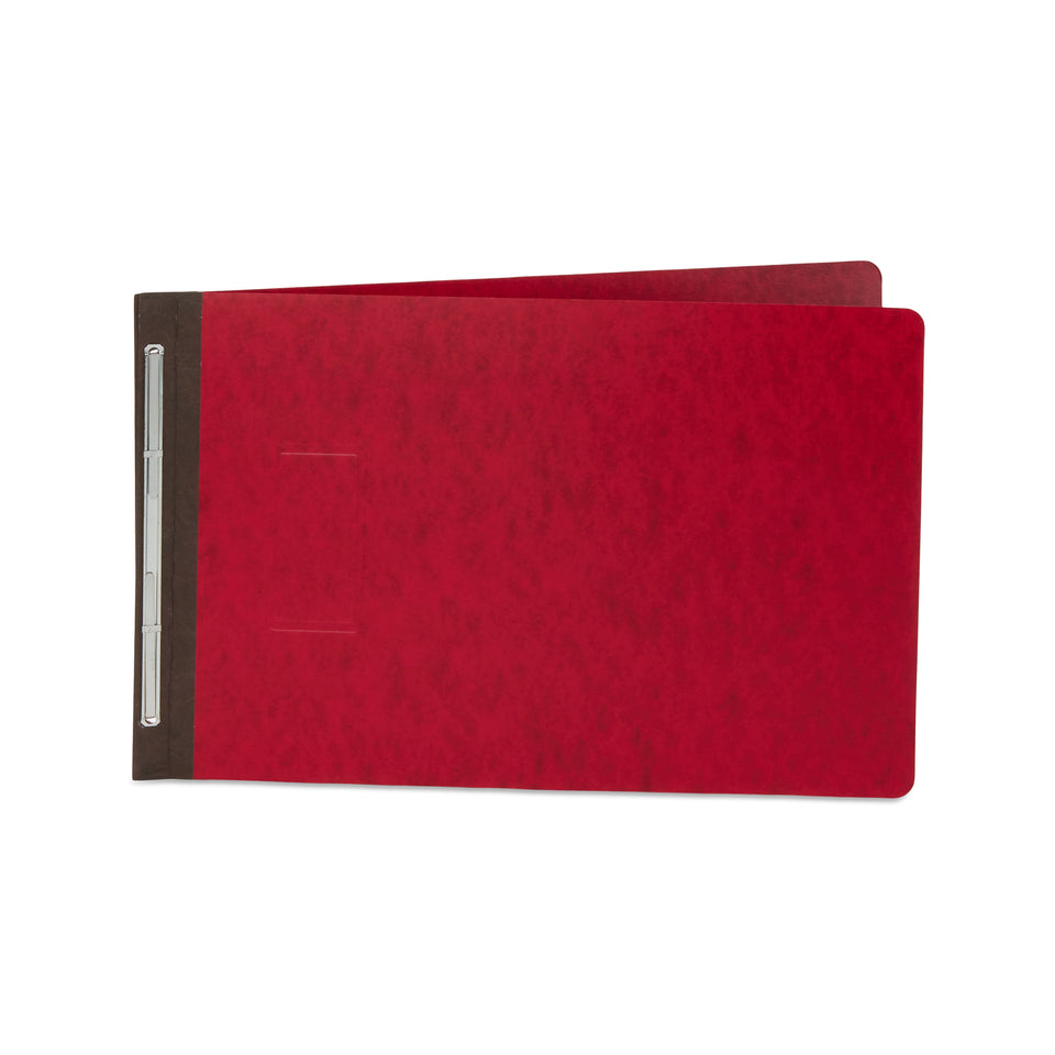 Blue Summit 10 Pressboard Report Covers with Fasteners, Red, 11” x 17” Tabloid Size Press Board Report Cover, 3” Capacity, 10 Pack