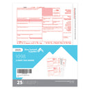1098 Mortgage Interest Forms 2025, 2 Part Tax Forms Kit with 1096 Transmittal, 25 Laser Forms