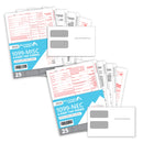 Blue Summit Supplies 1099 Tax Forms 2026, 25 Pack Bundle with 1099-NEC and 1099-MISC Forms, 25 Sets Each, Self-Seal Envelopes, and 1096 Transmittals