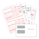 2025 Blue Summit Supplies 1099-DIV 4-Part Income Tax Form Bundle, with Self-Seal Envelopes, 10 Pack