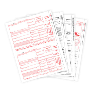 2025 Blue Summit Supplies Tax Forms, 1099 INT 4 Part Tax Forms Kit, 25-Count