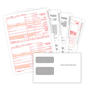 2025 Blue Summit Supplies Tax Forms, 1099 MISC 4 Part Tax Forms Kit, 25-Count