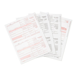 2023 Blue Summit Supplies Tax Forms, 1099 MISC 5 Part Tax Forms Kit, 25 Count 1099 Forms Blue Summit Supplies 