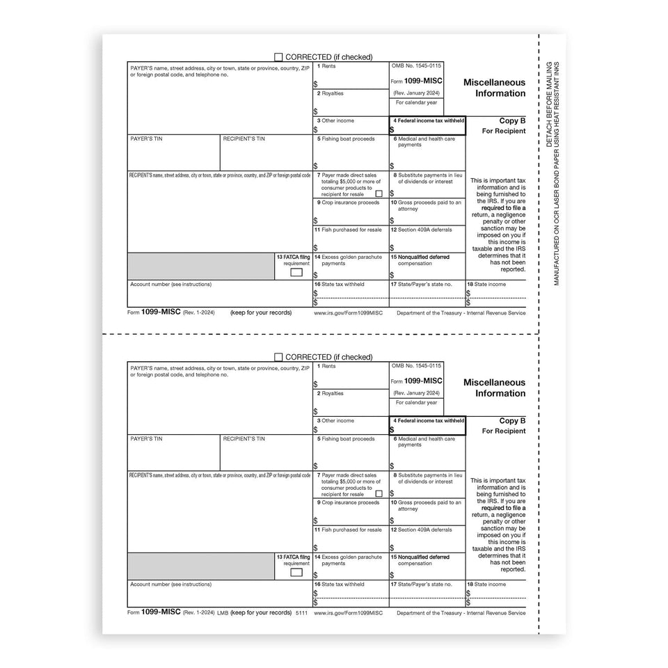 2024 Blue Summit Supplies Tax Forms, 1099 MISC 5 Part Tax Forms Kit, 5 2024-blue-summit-supplies-tax-forms-1099-misc-5-part-tax-forms-kit-5