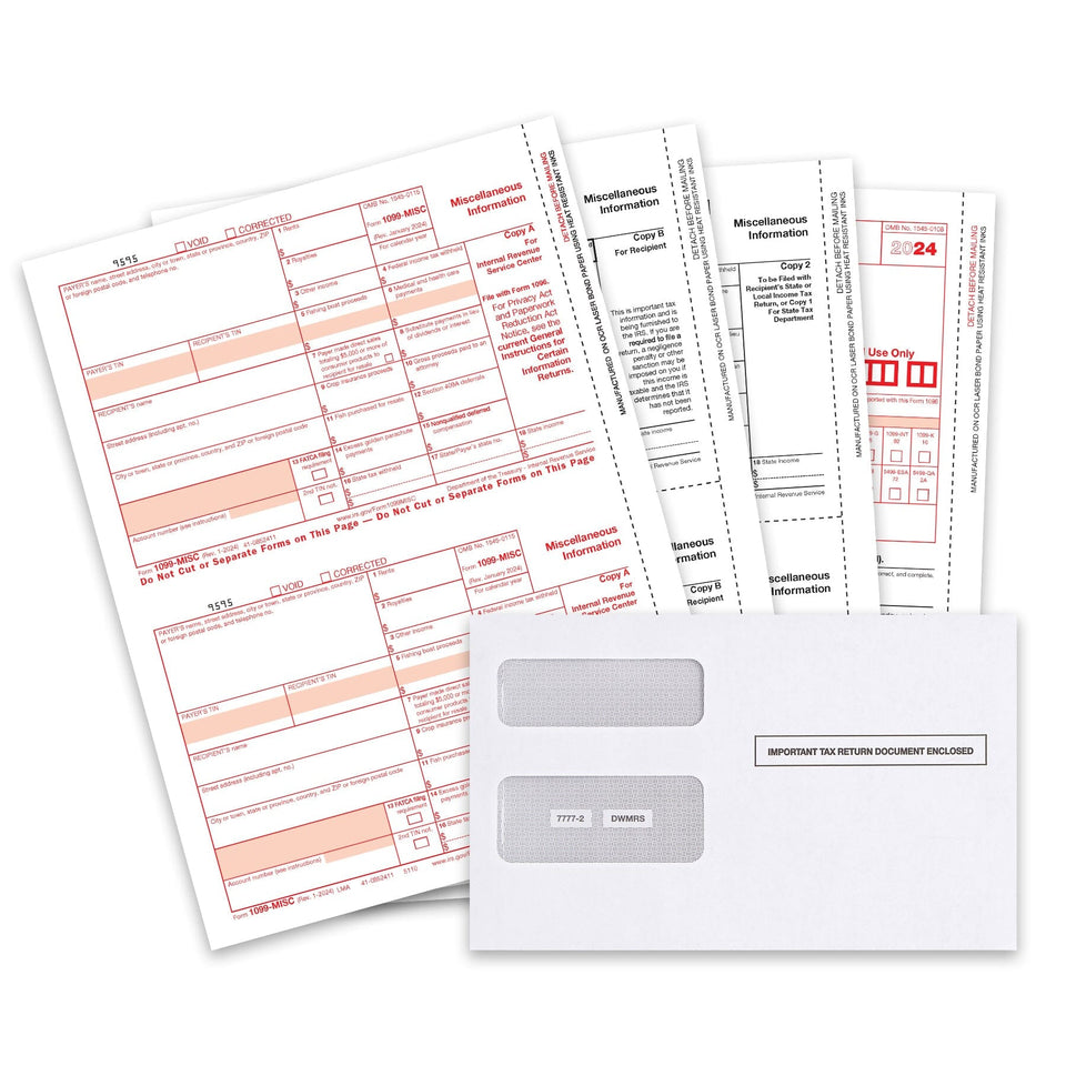 2024-blue-summit-supplies-tax-forms-1099-misc-4-part-tax-forms-bundle for Free 1099 Misc Printable Form 2024 Blue Summit Supplies Tax Forms, 1099 MISC 4 Part Tax Forms Bundle for Free 1099 Misc Printable Form