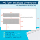 Blue Summit Supplies Envelopes, W2 Tax Form Envelopes, Self Seal, 50 Pack
