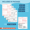 2026 Blue Summit Supplies Tax Forms, W2 6-Part Tax Forms Kit, 50 Count