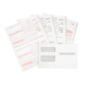 2023 Blue Summit Supplies 1099-DIV 4-Part Income Tax Form Bundle, with Self-Seal Envelopes, 10 Pack Tax Form Envelopes Blue Summit Supplies 