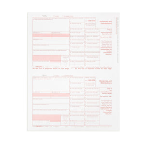 2023 Blue Summit Supplies 1099-DIV 4-Part Income Tax Form Bundle, with Self-Seal Envelopes, 10 Pack Tax Form Envelopes Blue Summit Supplies 