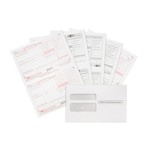 2023 Blue Summit Supplies Tax Forms, W2 4 Part Tax Forms Bundle with Self Seal Envelopes, 25-Count W2 Forms Blue Summit Supplies 