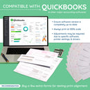 2026 Blue Summit Supplies Tax Forms, W2 6 Part Tax Forms Bundle with Self Seal Envelopes, 50-Count