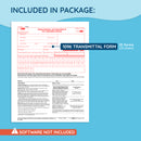 2026 Blue Summit Supplies 1096 Transmittal Tax Forms Summary Laser Forms, Compatible with QuickBooks and Accounting Software, 25 Pack