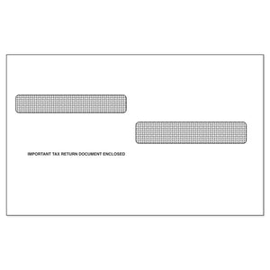 Blue Summit Supplies 100 W2 Envelopes for 4-Up Box W2 Forms, Peel & Seal, Security Tint, 100 Pack