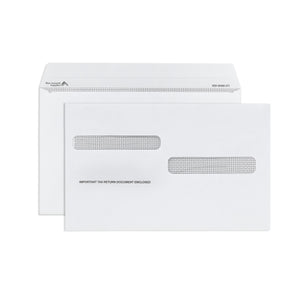 Blue Summit Supplies Envelopes, 4-Up W2 Tax Form Envelopes, Self Seal, 25 Pack