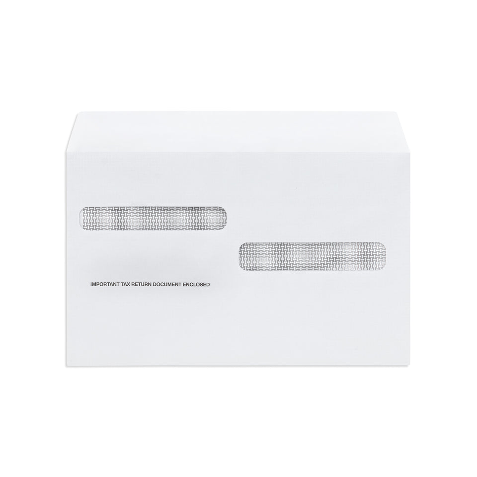 Blue Summit Supplies Envelopes, 4-Up W2 Tax Form Envelopes, Self Seal, 25 Pack