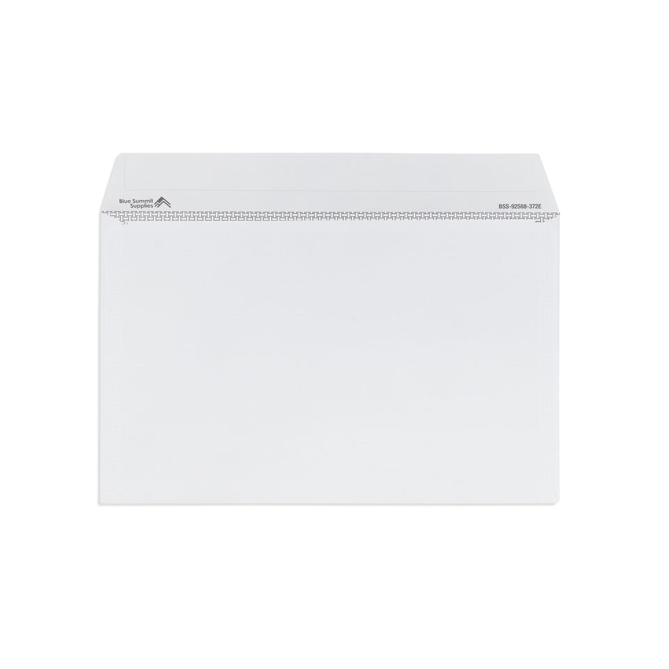 Blue Summit Supplies 25 W2 Envelopes for 4-Up Horizontal Blank W2 Forms, Peel & Seal, Security Tint, 25 Pack