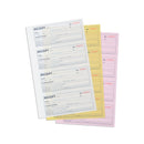 Blue Summit Supplies Receipt Books with 3-Part Carbonless Forms, 5 Pack