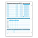 Blue Summit Supplies Employee 2027 Attendance Sheets, Hole Punched, 50 Pack