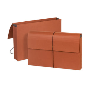 Blue Summit Accordion File Wallet with Flap and Cord Closure, Legal Size, 3.5” Expansion – 10 Pack