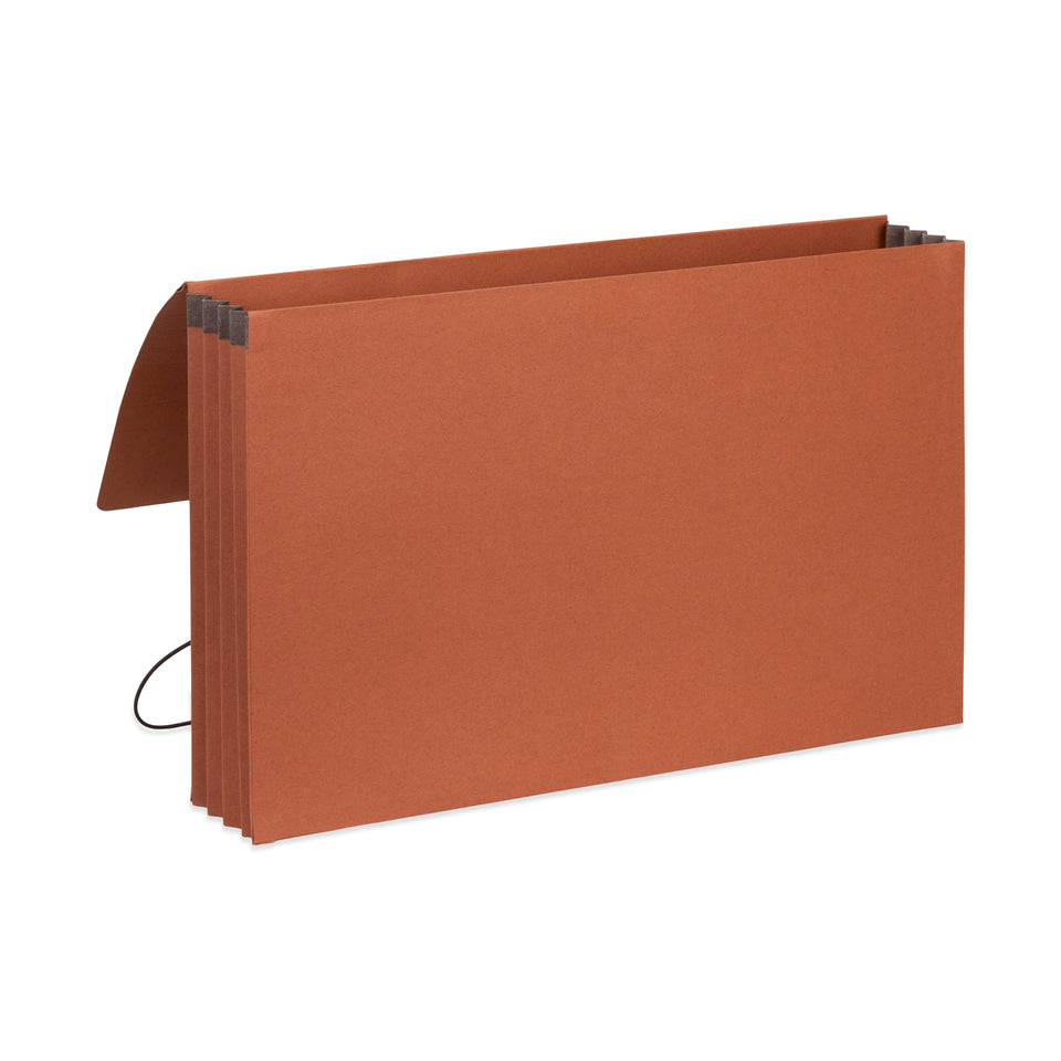 Blue Summit Accordion File Wallet with Flap and Cord Closure, Legal Size, 3.5” Expansion – 10 Pack