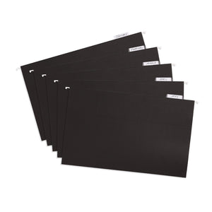 Hanging File Folders, Legal Size, Black, 25 pack Blue Summit Supplies 