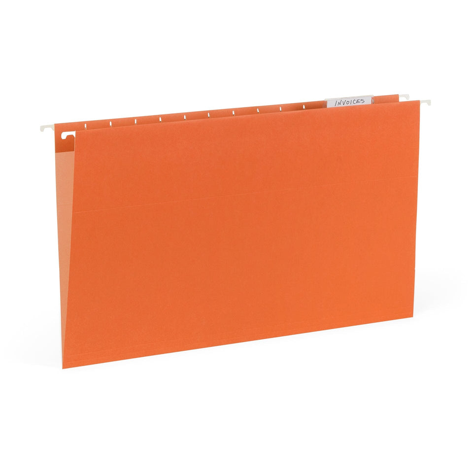 Hanging File Folders, Legal Size, Orange, 25 pack Blue Summit Supplies 