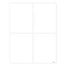 Blue Summit Supplies Tax Forms, Blank W2 4-Up (Down), 500-pack