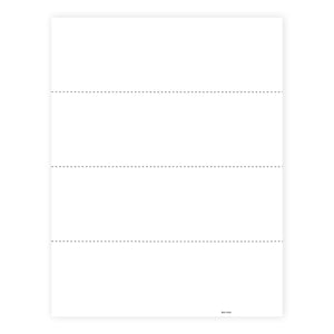 2025 Blue Summit Supplies Tax Forms, Blank W2 4-Up Horizontal Tax Forms, 100-Count (4 Down Forms)