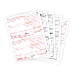 2025 Blue Summit Supplies Tax Forms, W2 6 Part Tax Forms Kit, 25 Count