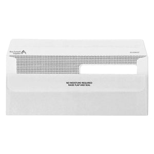 #9 Double Window Security Envelopes, Flip and Seal, 500 Count Envelopes Blue Summit Supplies 