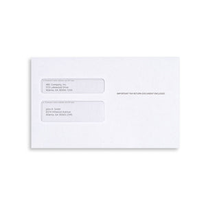 W2 Tax Form Envelopes, Gummed Seal, 50 Count Envelopes Blue Summit Supplies 
