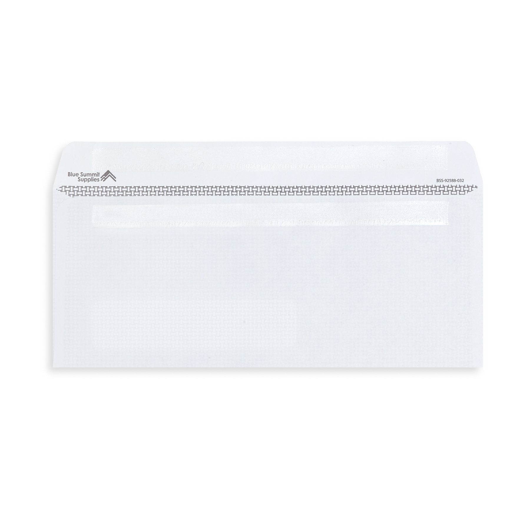 Blue Summit Supplies #10 Business Envelopes, Single Right Window, Secu
