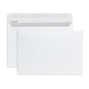 Security Booklet Envelopes, 6" x 9", White Paper, 250 Count Envelopes Blue Summit Supplies 