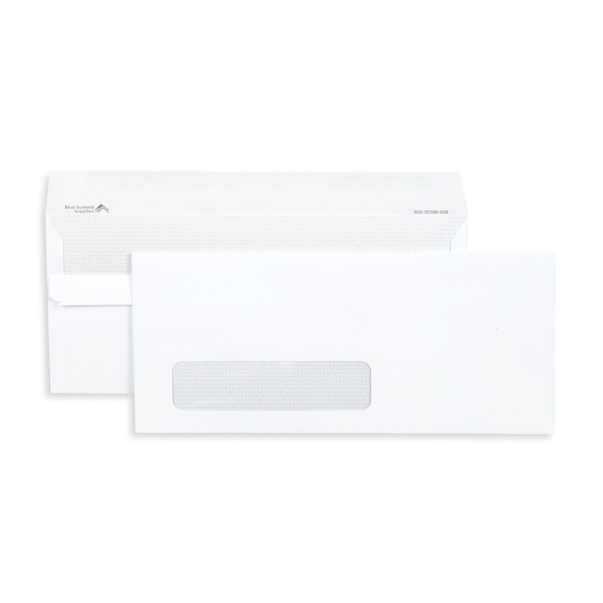 Express Mail Window Envelope Blue Summit Supplies #10 Business Envelopes, Single Window, Security T
