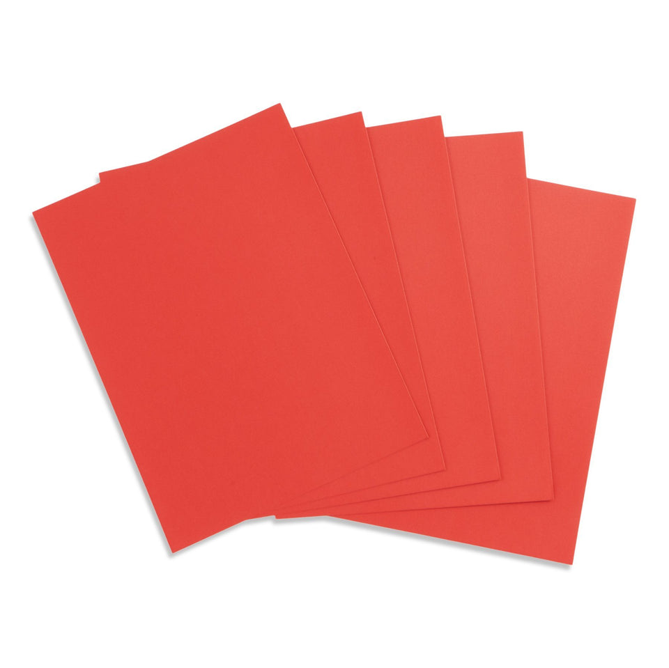 Poster Board, Poster Paper 22x28, Colored Poster Board, Poster Board Bulk,  Large Poster Board, Posterboards, School Supplies, 50 Pack (Red)