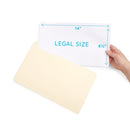 File Folders, Legal Size, Manila, 100 Pack Folders Blue Summit Supplies 