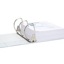 5" 3-Ring Binder, White binders Blue Summit Supplies 