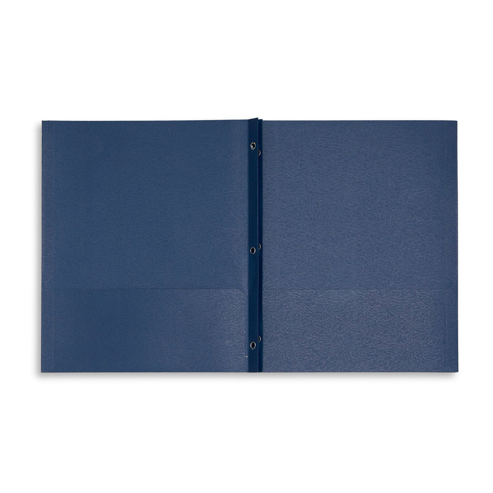 Two Pocket Folders with Prongs, Assorted Colors, 50 Pack Folders Blue Summit Supplies 