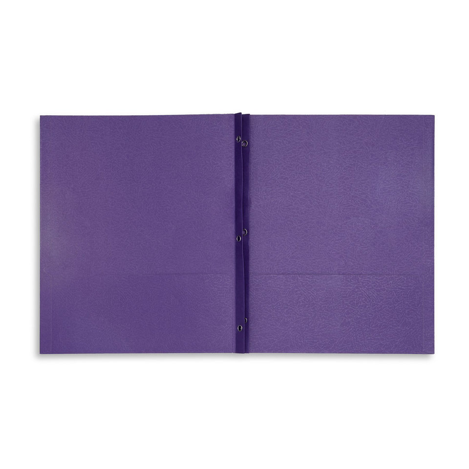 Two Pocket Folders with Prongs, Assorted Colors, 50 Pack Folders Blue Summit Supplies 