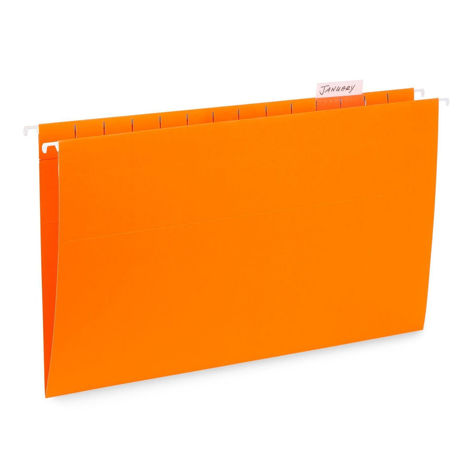 Hanging File Folders, Legal Size, Assorted Colors, 25 Pack Folders Blue Summit Supplies 