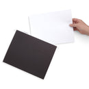 Hanging File Folders, Letter Size, Black, 25 Pack Folders Blue Summit Supplies 