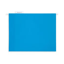Hanging File Folders, Letter Size, Blue, 25 Pack Folders Blue Summit Supplies 