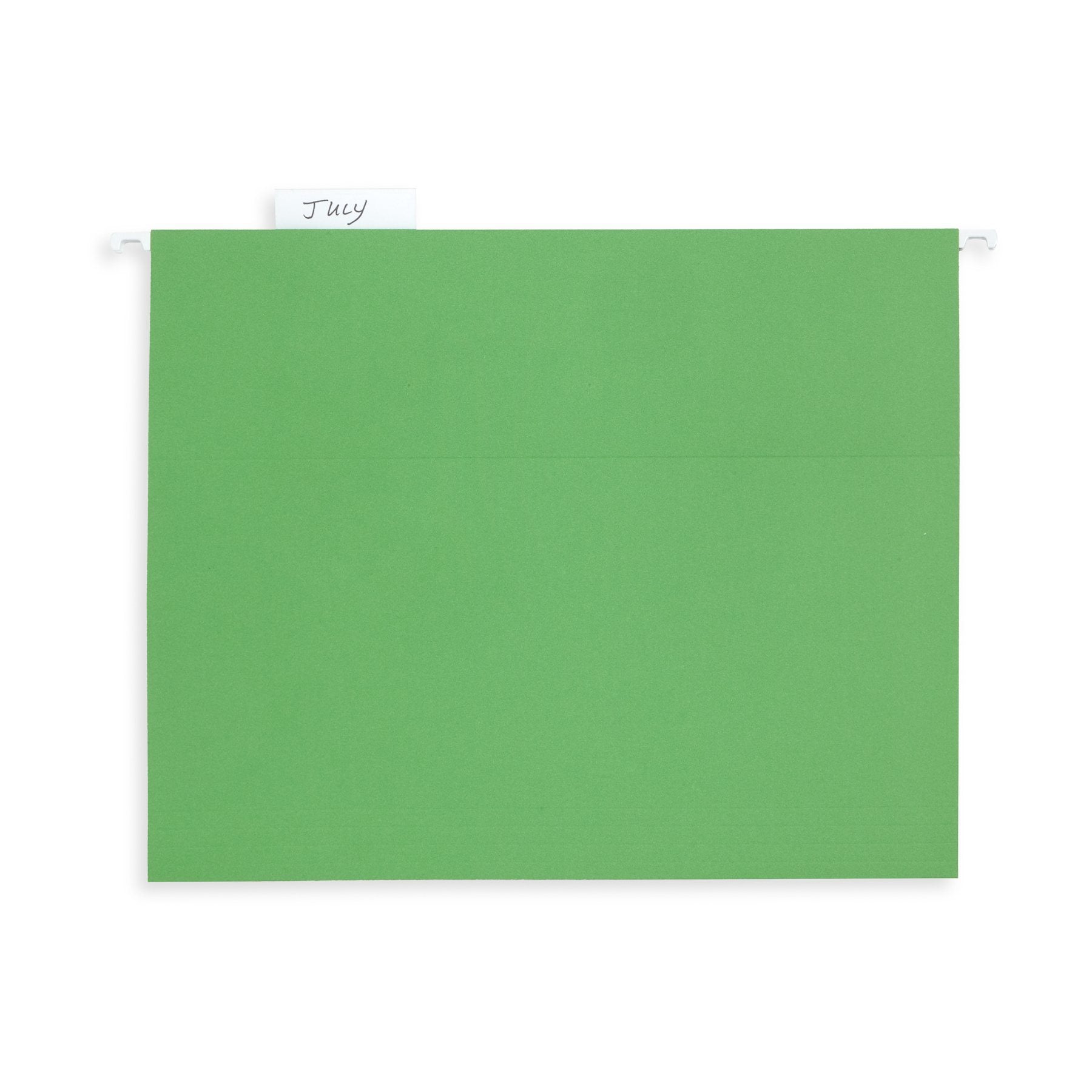 Blue Summit Supplies Hanging File Folders, Letter, 1/5 Tab, Bright Gre
