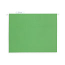 Hanging File Folders, Letter Size, Green, 25 Pack Folders Blue Summit Supplies 