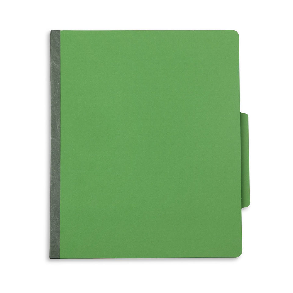 Classification Folders with 2 Dividers, Letter Size, Green, 10 Count Folders Blue Summit Supplies 