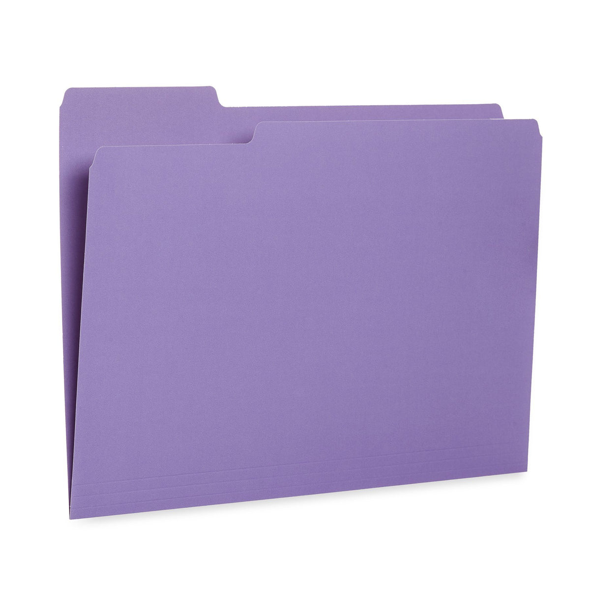Blue Summit Supplies File Folders, Letter, 1/5 Tab, Assorted Gem Tones