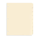 3 Ring Binder Dividers, 1/8 Cut Tabs, Manila, 96 Pack Binder Dividers Blue Summit Supplies 