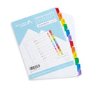 12 Month Dividers for 3-Ring Binders, 6 Sets Binder Dividers Blue Summit Supplies 